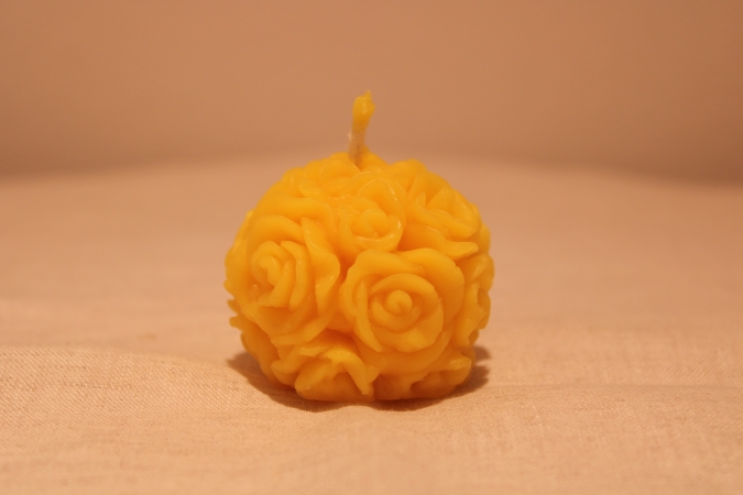 Bišu vaska svece Rozīte