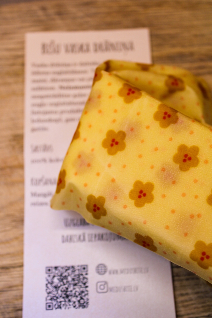 Bišu vaska drāniņa un lietošanas instrukcija